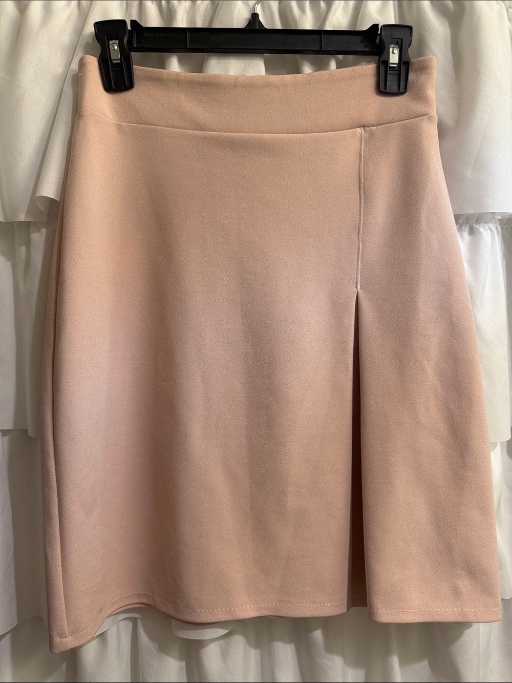 Worthington Blush Pink A-Line Skirt with Front pleat